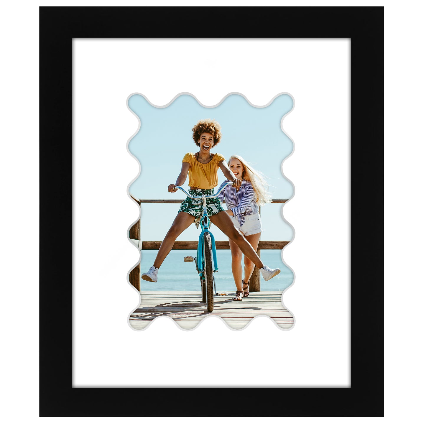 Gallery Picture Frame with Wavy Mat | Signature Collection