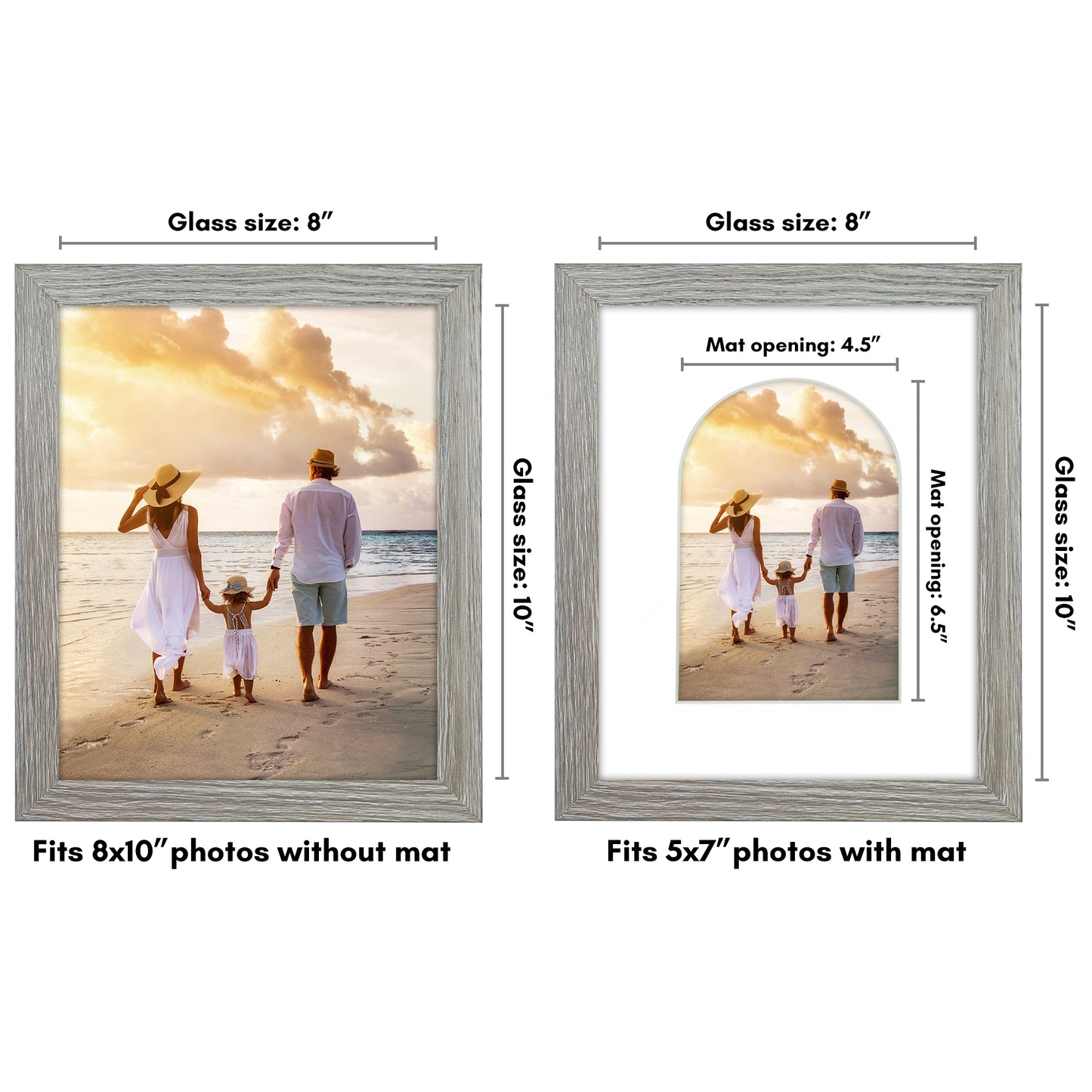 Gallery Picture Frame with Arched Mat | Signature Collection
