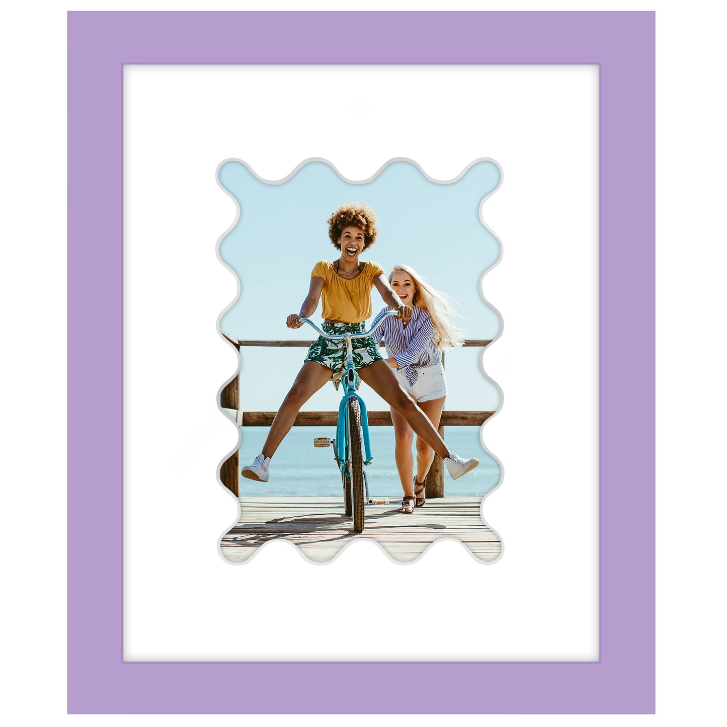 Gallery Picture Frame with Wavy Mat | Signature Collection