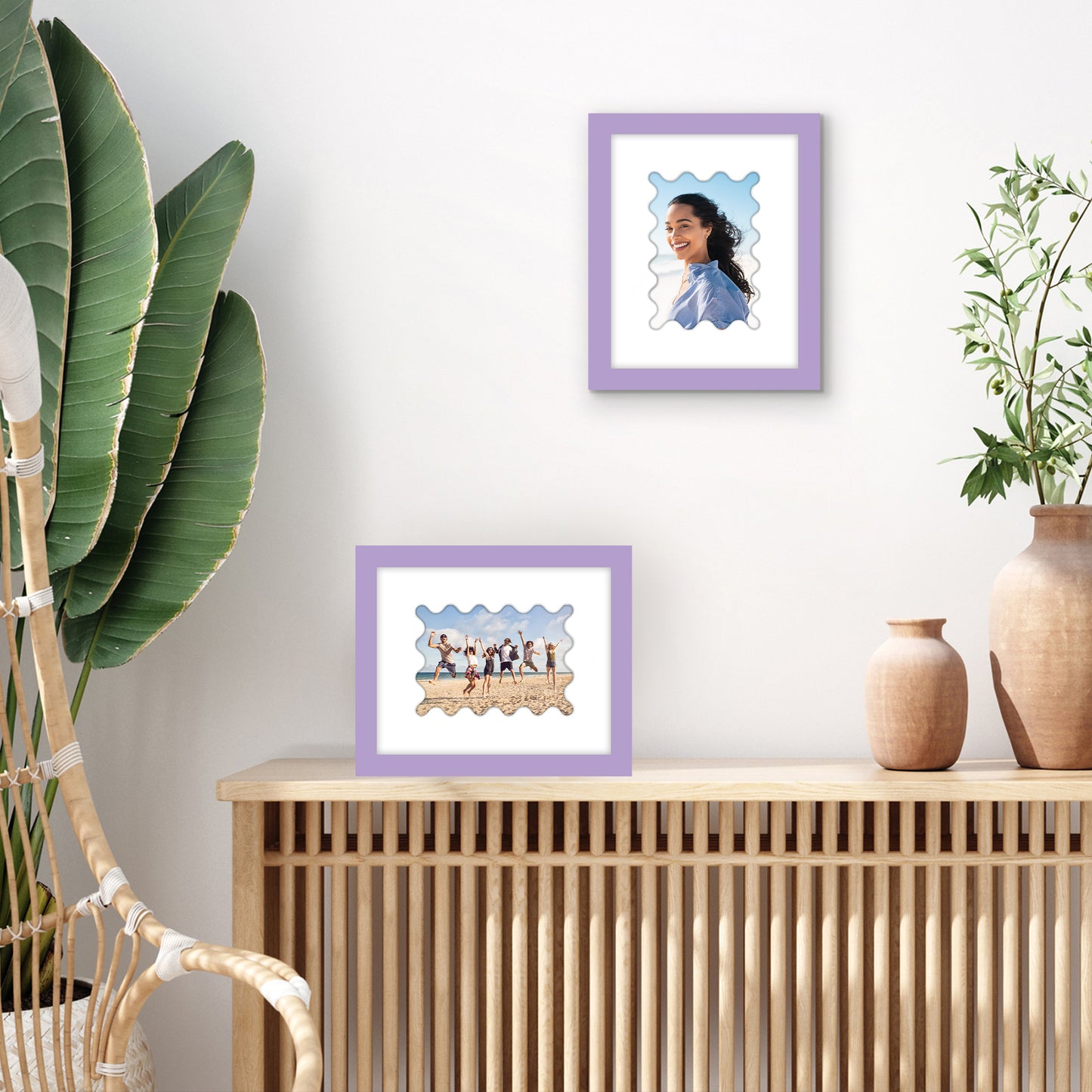 Gallery Picture Frame with Wavy Mat | Signature Collection