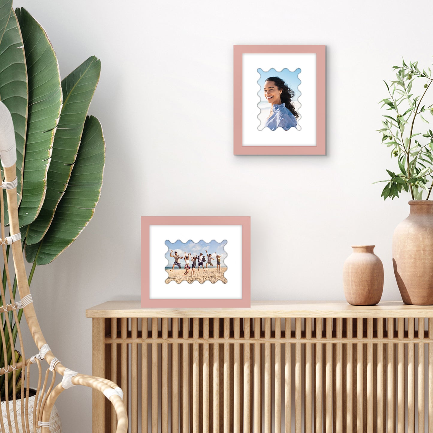 Gallery Picture Frame with Wavy Mat | Signature Collection
