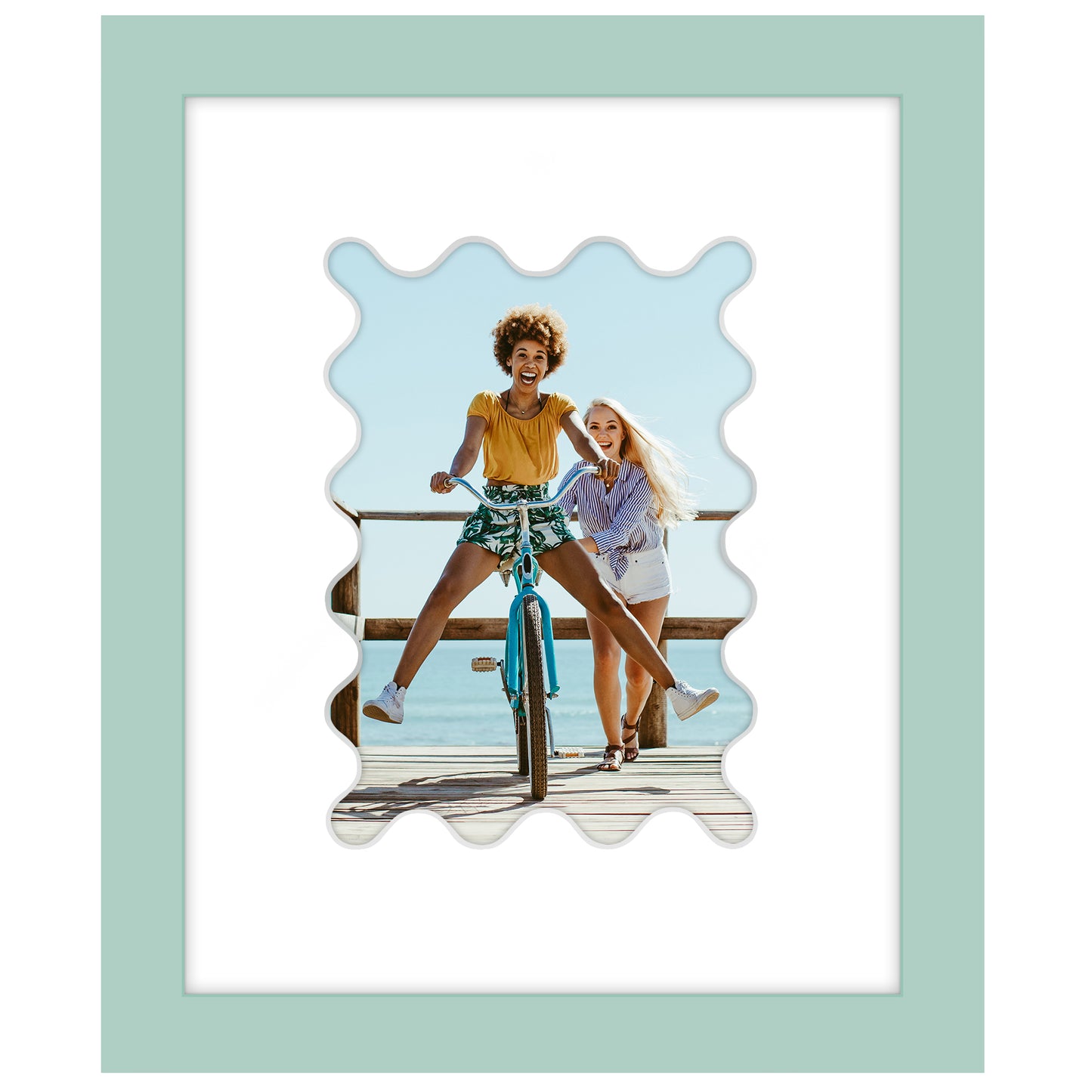 Gallery Picture Frame with Wavy Mat | Signature Collection