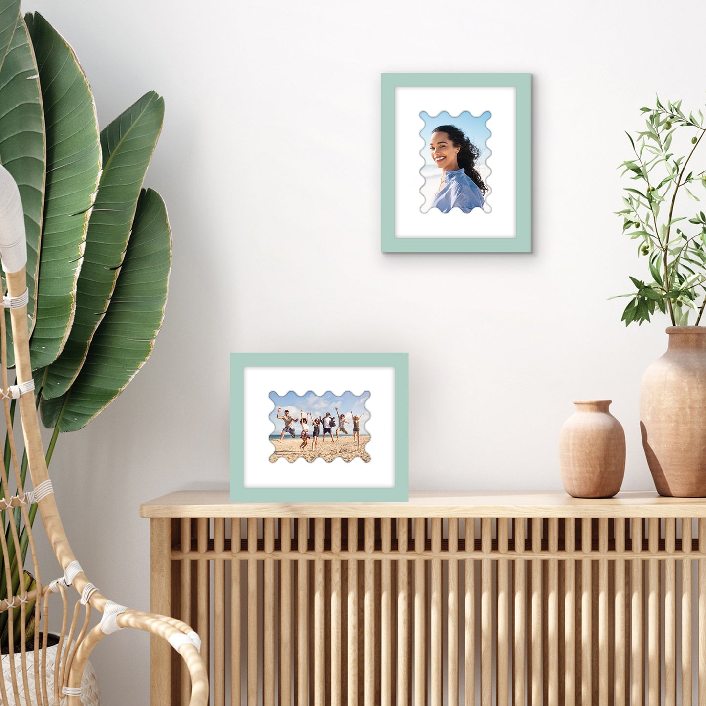Gallery Picture Frame with Wavy Mat | Signature Collection