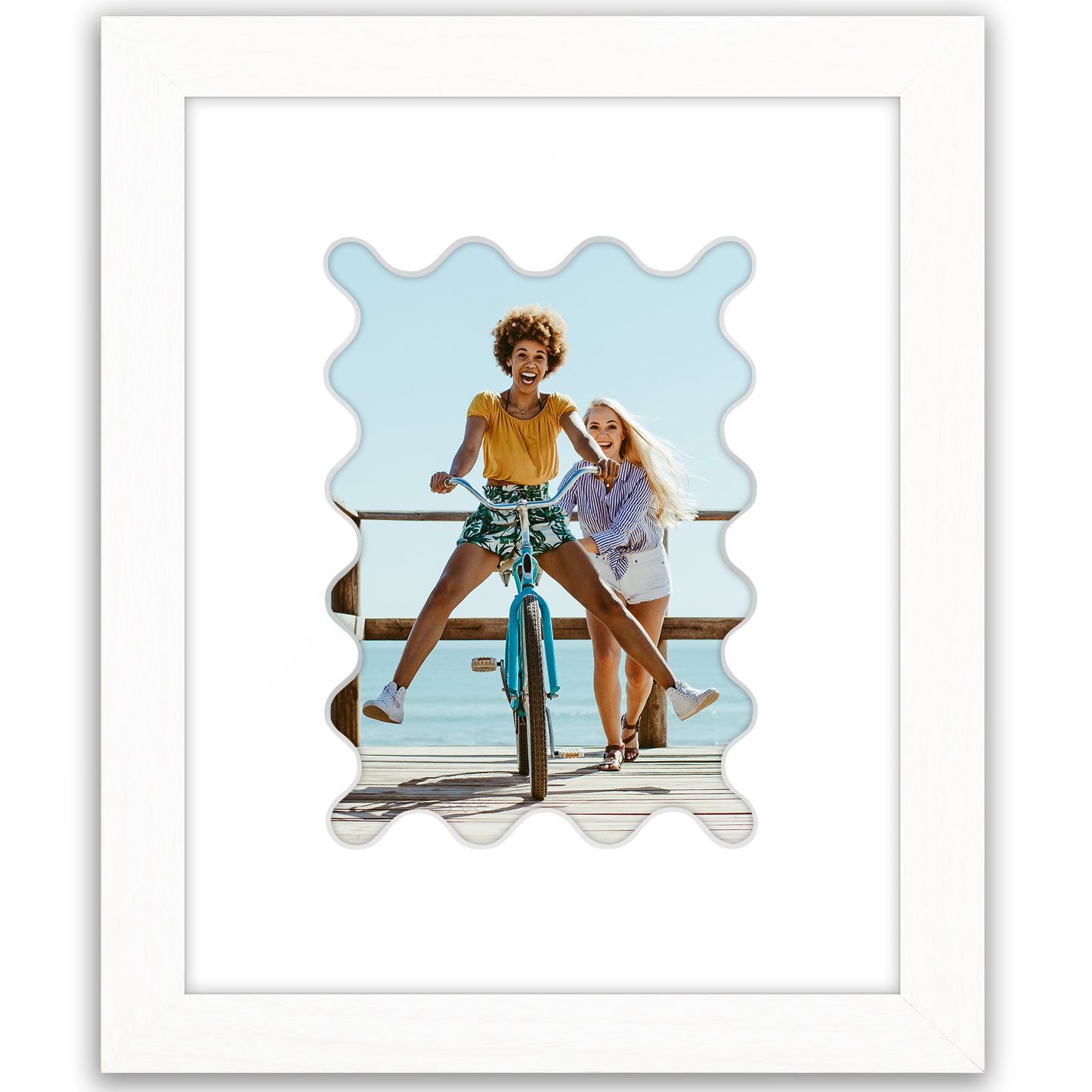 Gallery Picture Frame with Wavy Mat | Signature Collection