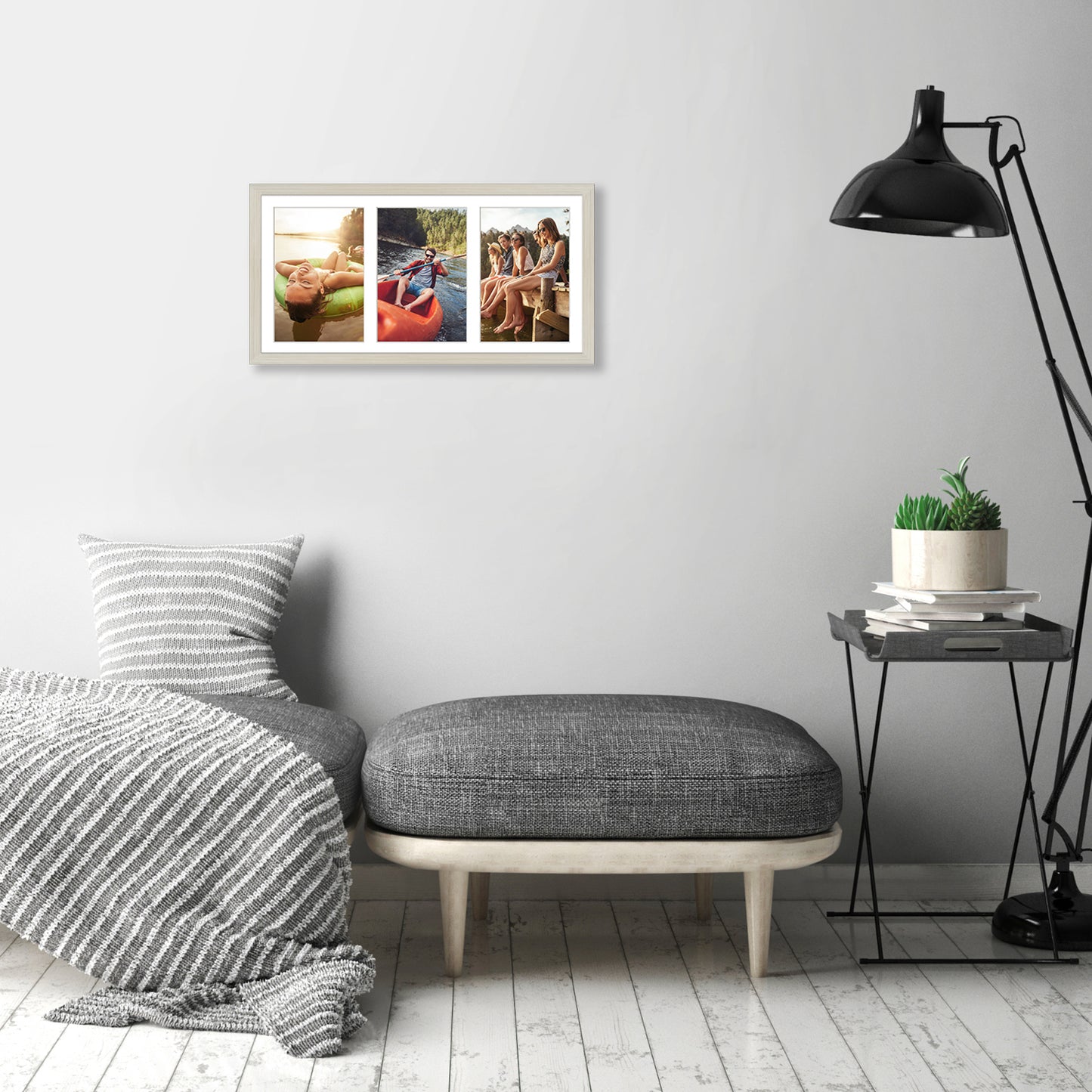 Collage Picture Frame for Three 5x7 Photos | Signature Collection