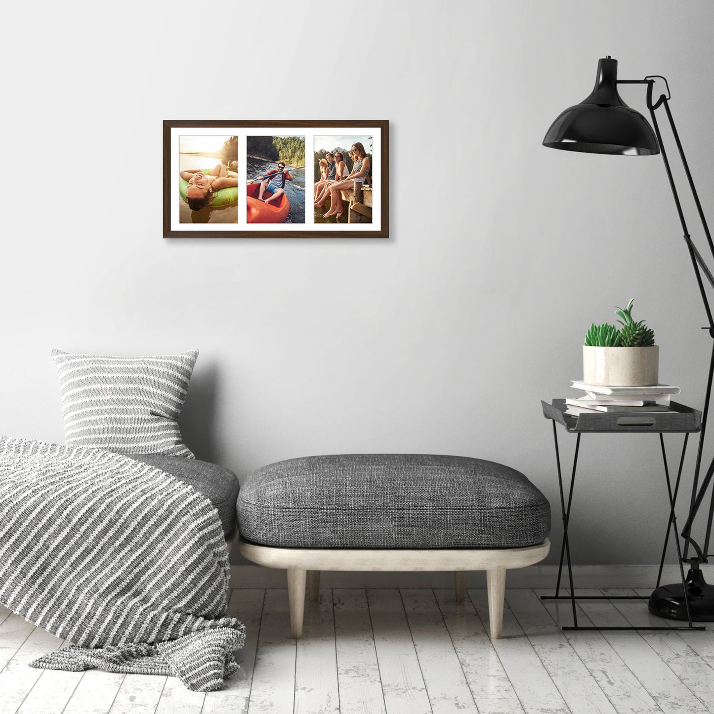 Collage Picture Frame for Three 5x7 Photos | Signature Collection