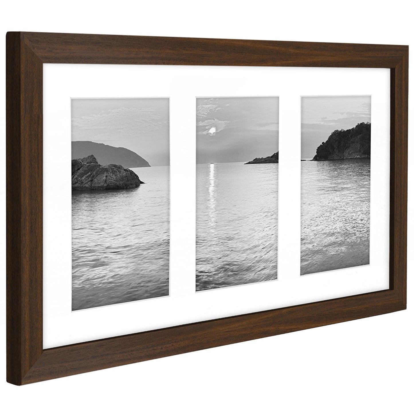 Triple Collage Picture Frame for 4x6 | Multi-use Display | Choose Color