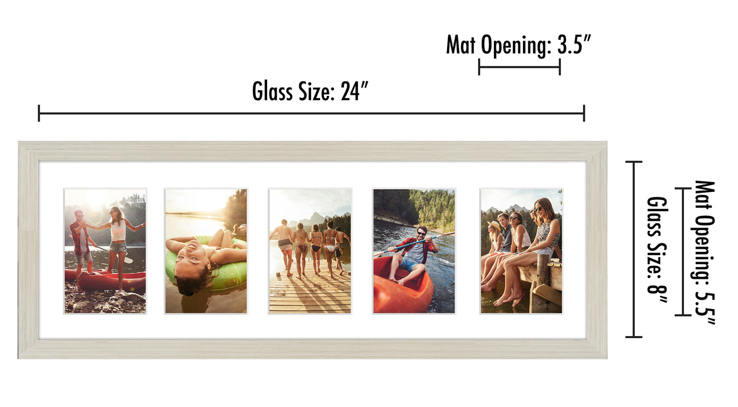 Collage Picture Frame for Five 4x6 Photos | Signature Collection