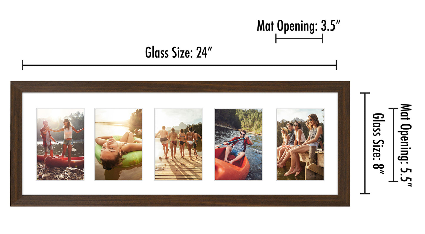 Collage Picture Frame for Five 4x6 Photos | Signature Collection