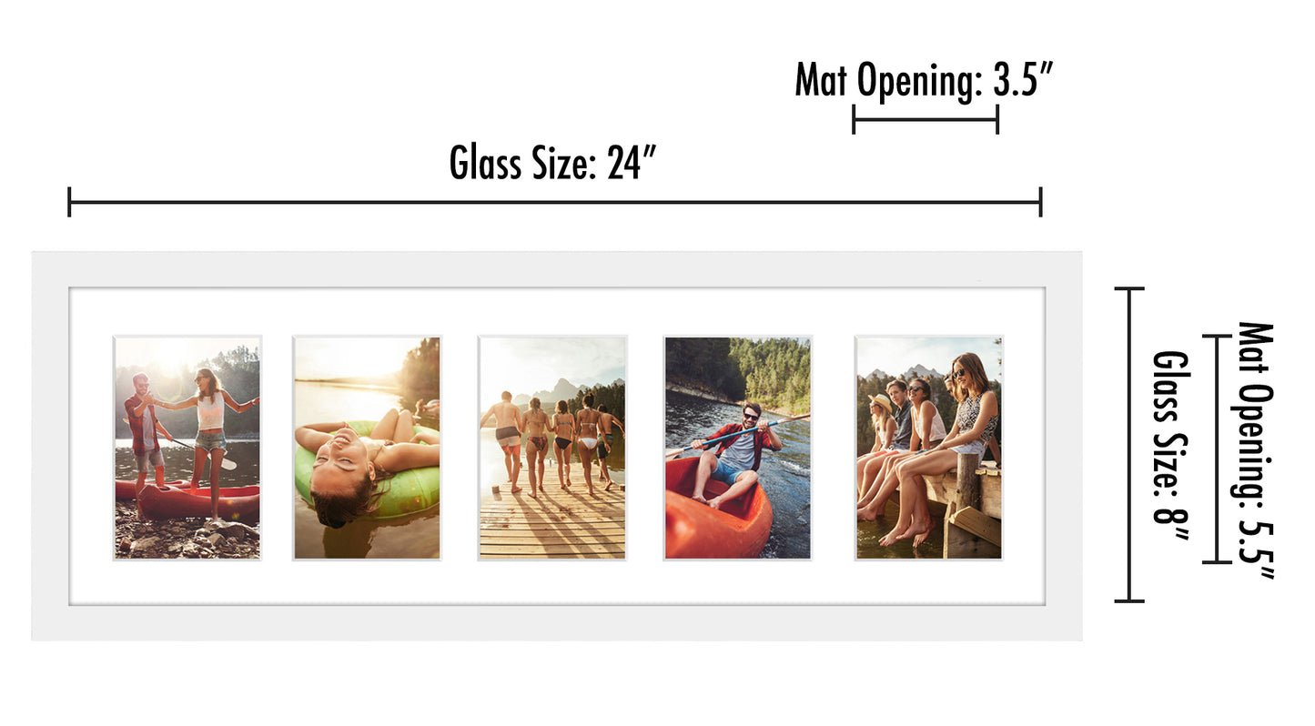 Collage Picture Frame for Five 4x6 Photos | Signature Collection