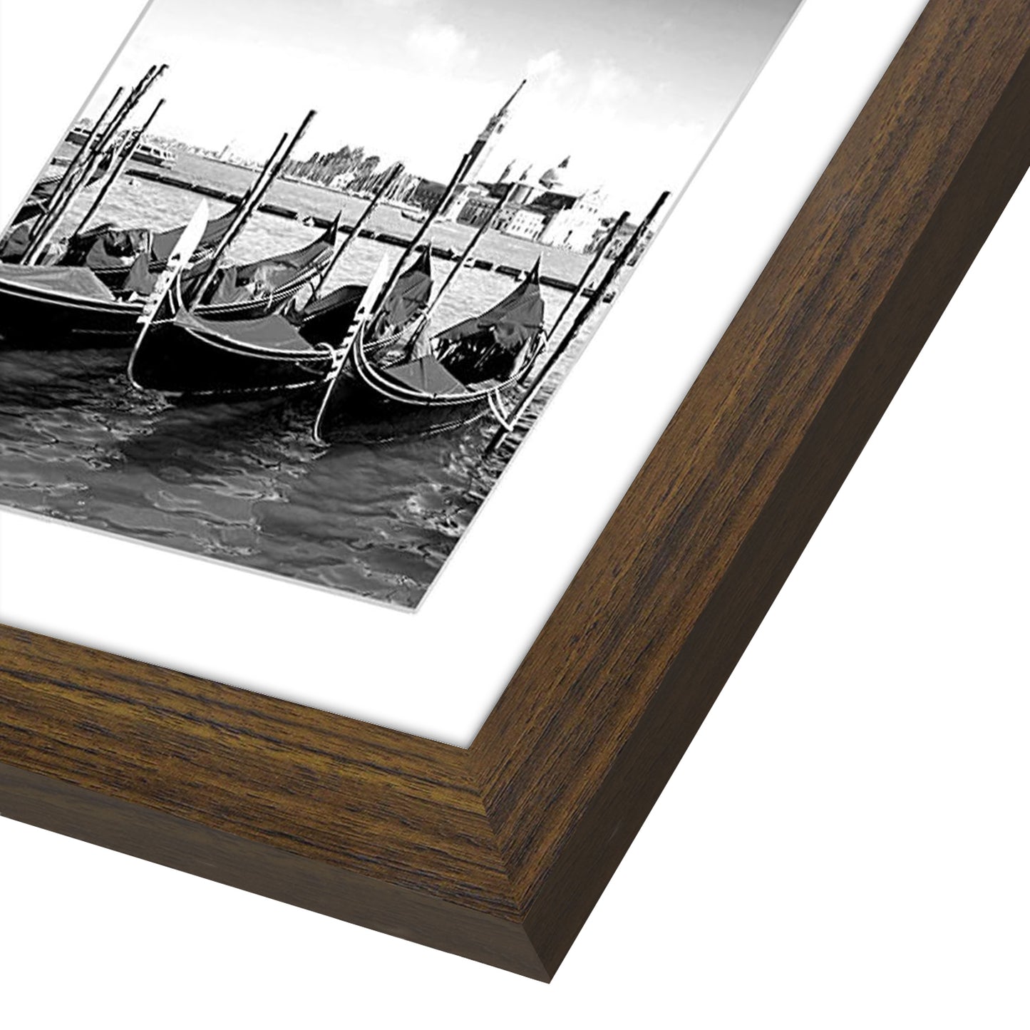 4-Photo Collage Picture Frame for 4x6 or 4x4 | Choose Size and Color
