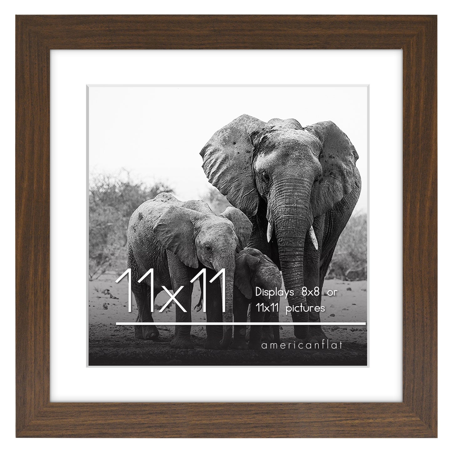 Picture Frame with Mat | Engineered Wood Photo Frame