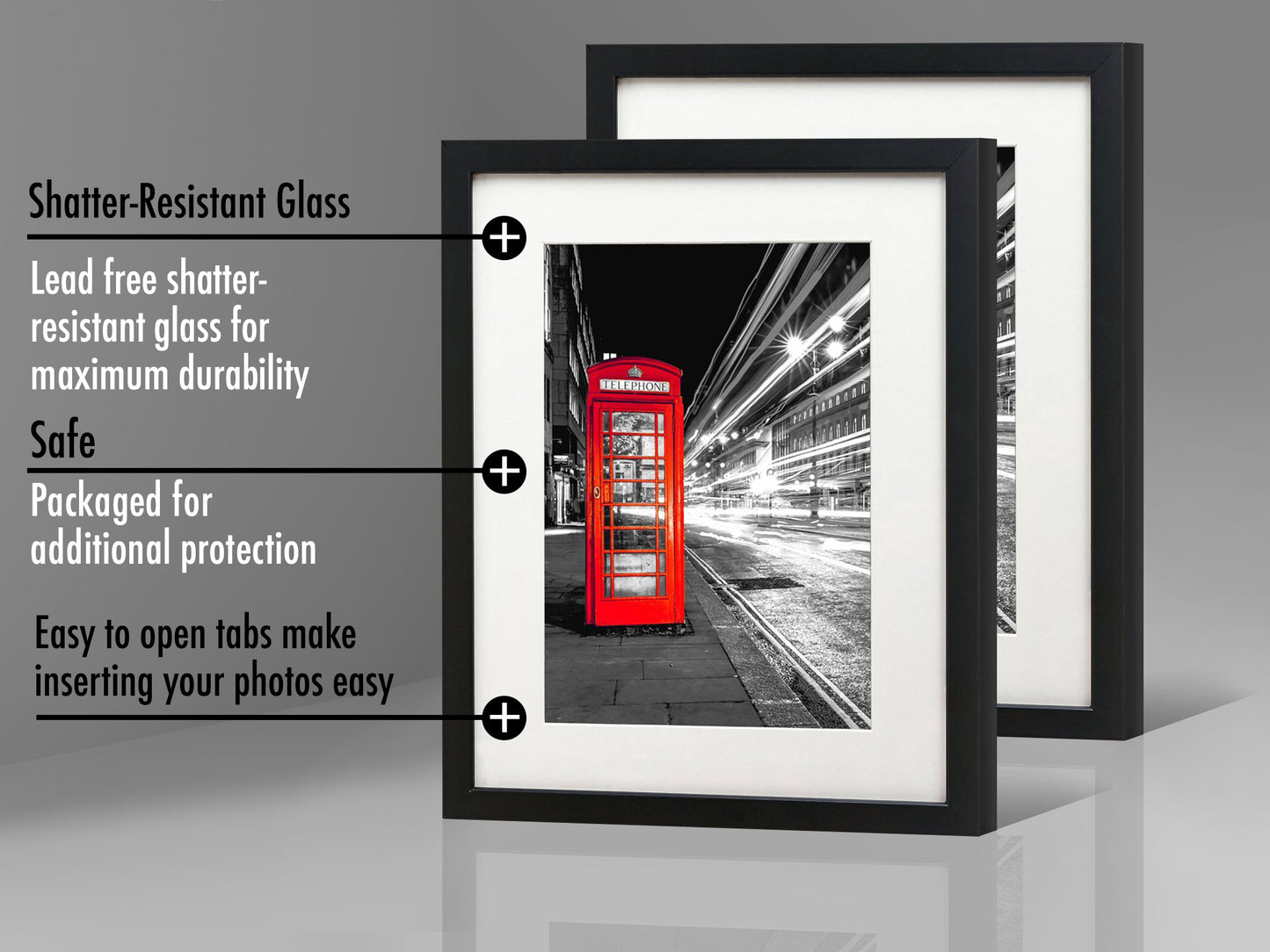 Set of 2 - Gallery Picture Frame with Mat | Signature Collection