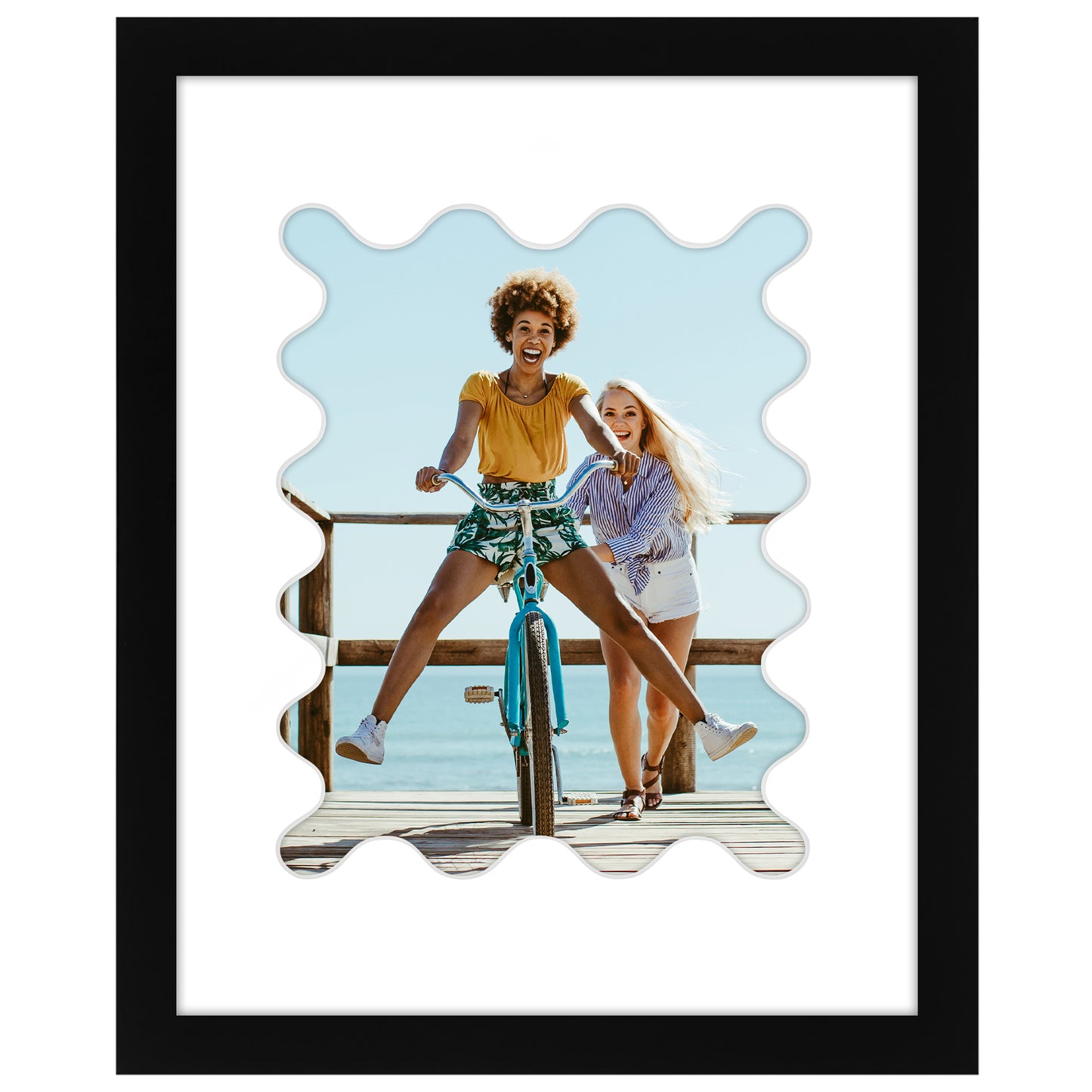 Gallery Picture Frame with Wavy Mat | Signature Collection