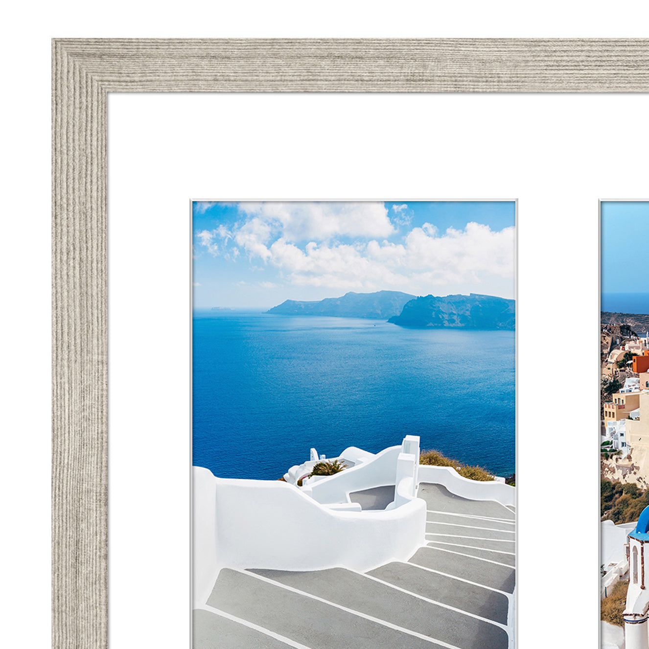 Double Collage Picture Frame for 5x7 | Multi-use Display | Choose Color