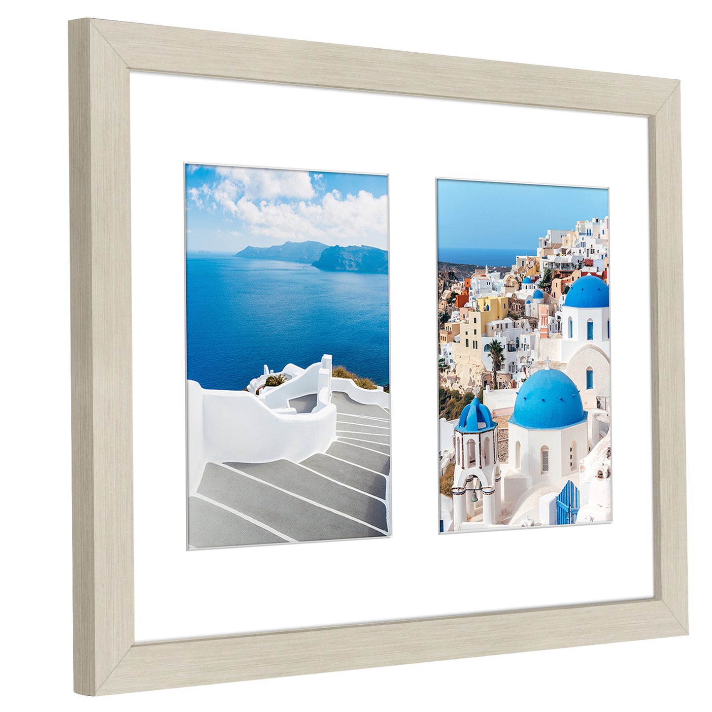 Double Collage Picture Frame for 5x7 | Multi-use Display | Choose Color