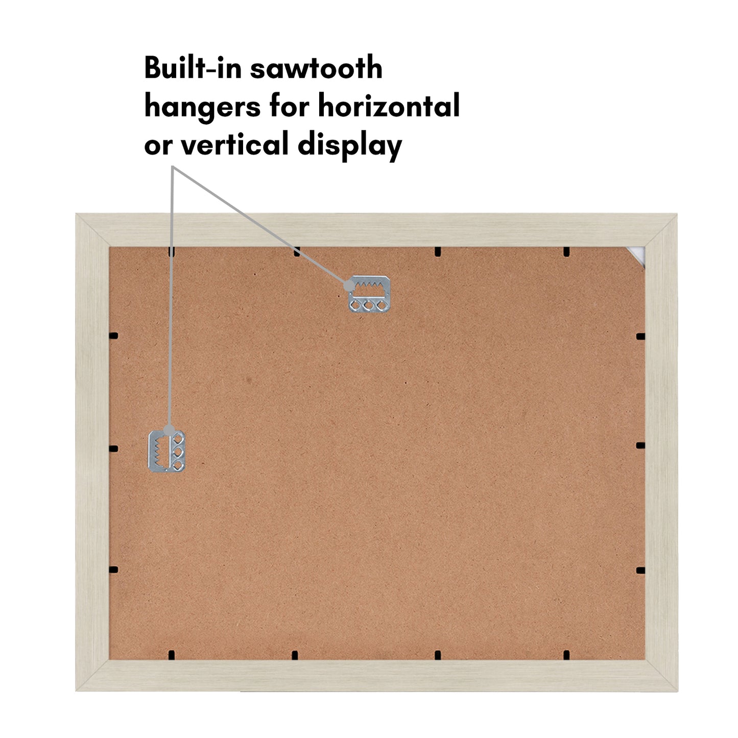 Americanflat Picture Frame | Collage | Two 5x7 Openings with Classic Molding | Signature Collection