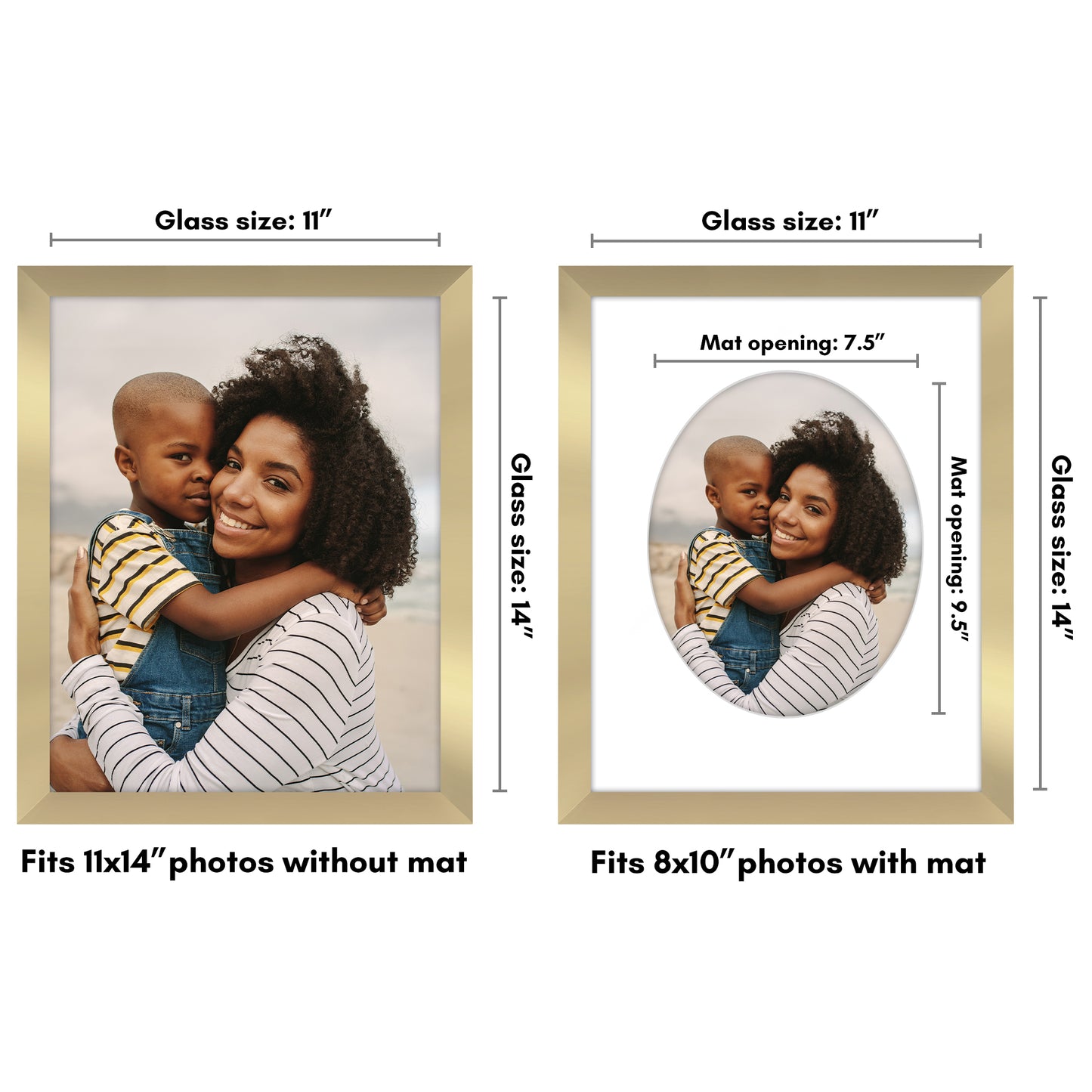 Gallery Picture Frame with Oval Mat | Signature Collection