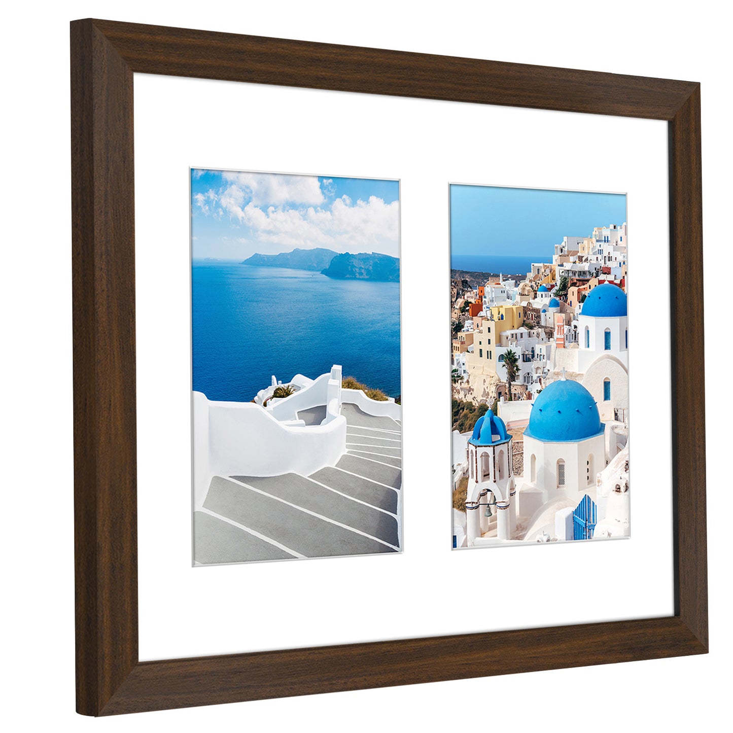 Double Collage Picture Frame for 5x7 | Multi-use Display | Choose Color