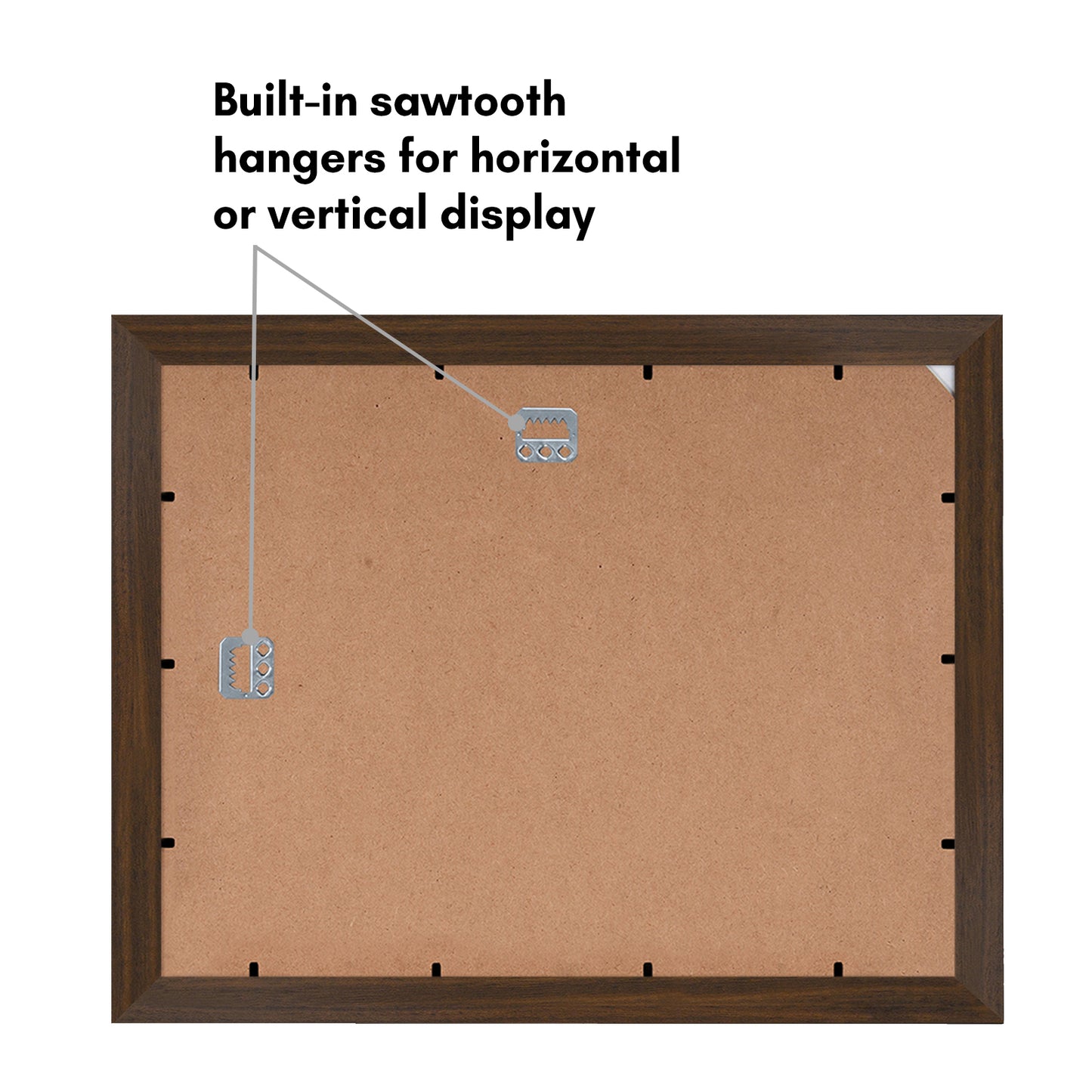 Americanflat Picture Frame | Collage | Two 5x7 Openings with Classic Molding | Signature Collection