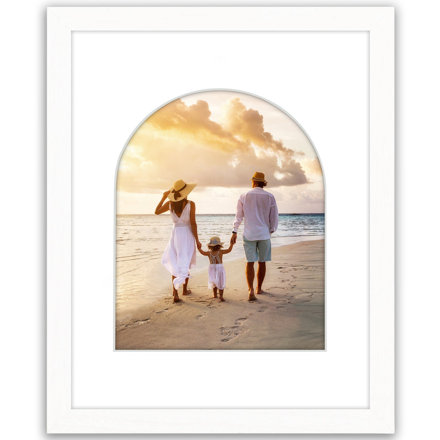 Gallery Picture Frame with Arched Mat | Signature Collection
