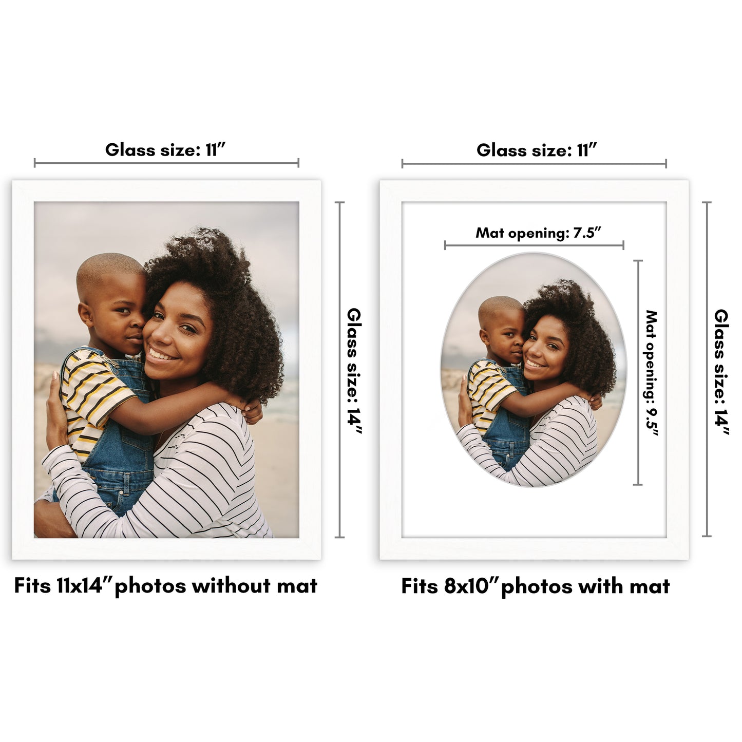 Gallery Picture Frame with Oval Mat | Signature Collection