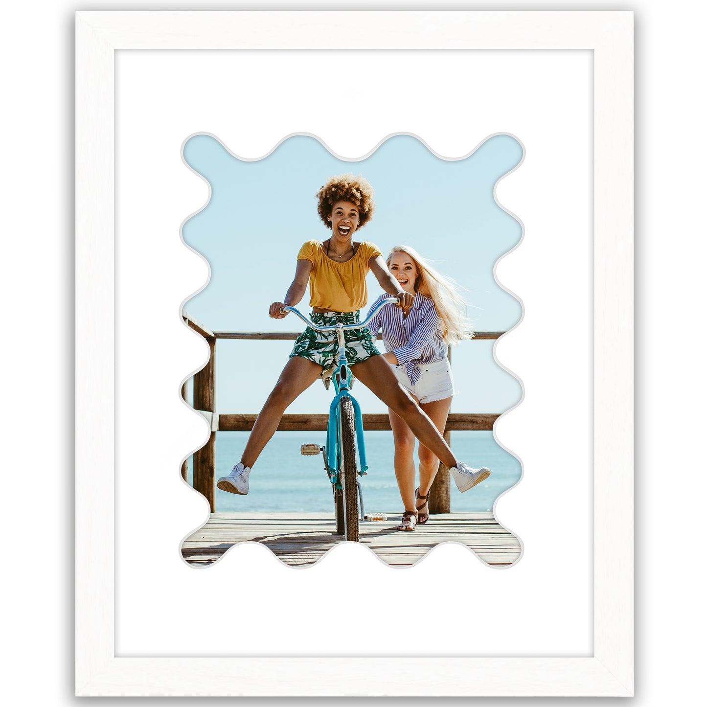 Gallery Picture Frame with Wavy Mat | Signature Collection