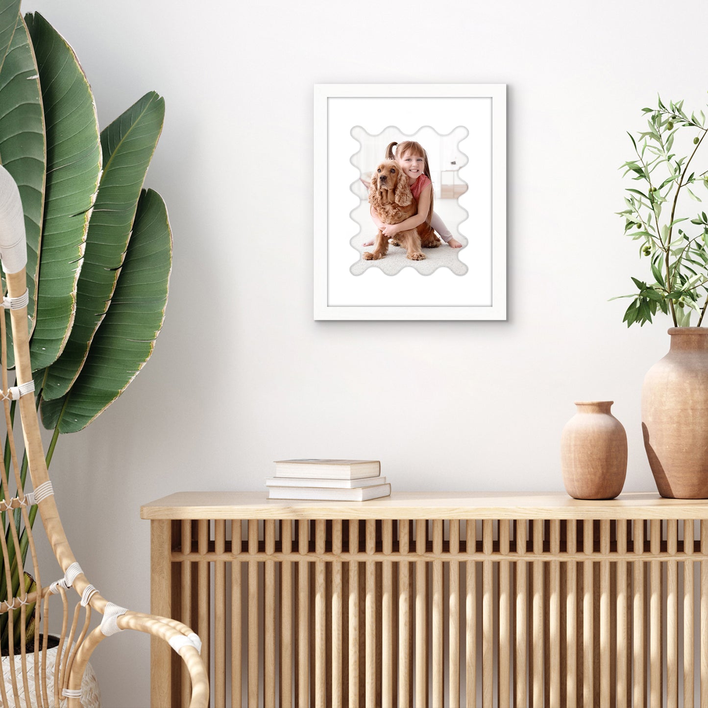 Gallery Picture Frame with Wavy Mat | Signature Collection