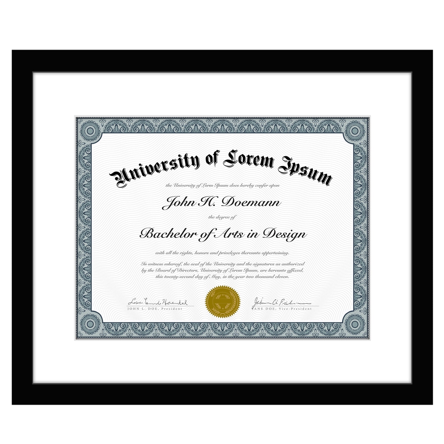 Gallery Picture Frame with Mat | Signature Collection