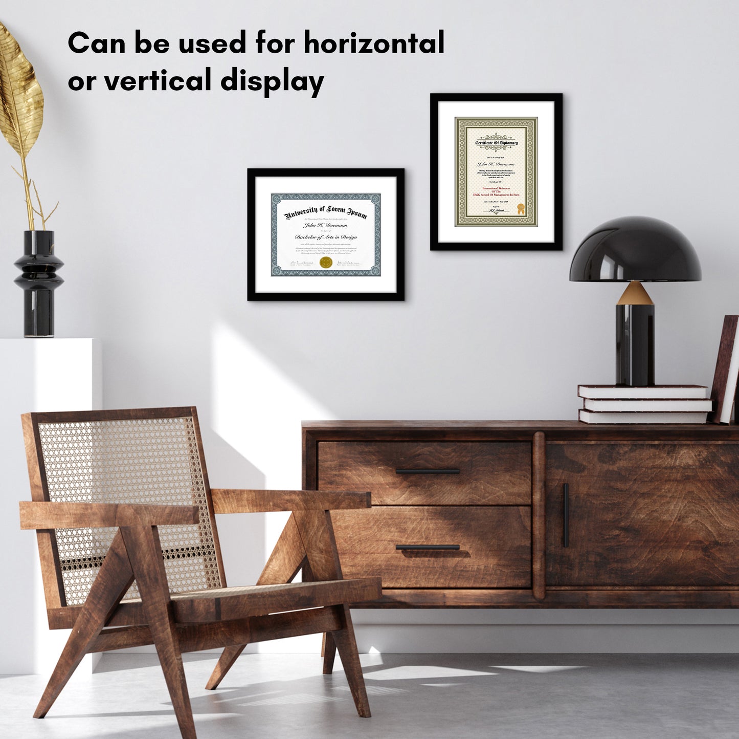 Americanflat Picture Frame | Includes Mat | Classic Molding | Signature Collection