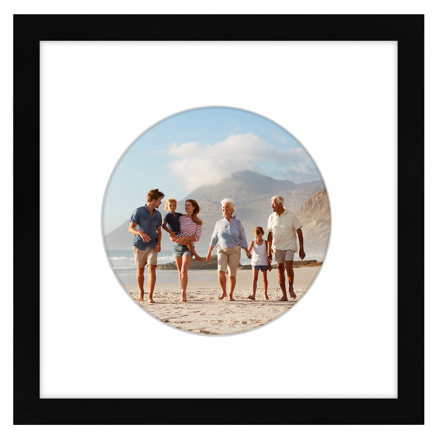 Gallery Picture Frame with Round Mat | Signature Collection
