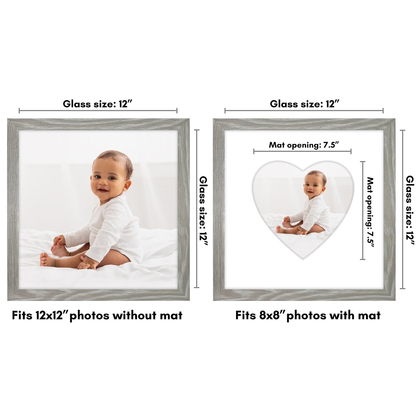 Gallery Picture Frame with Heart Mat | Signature Collection