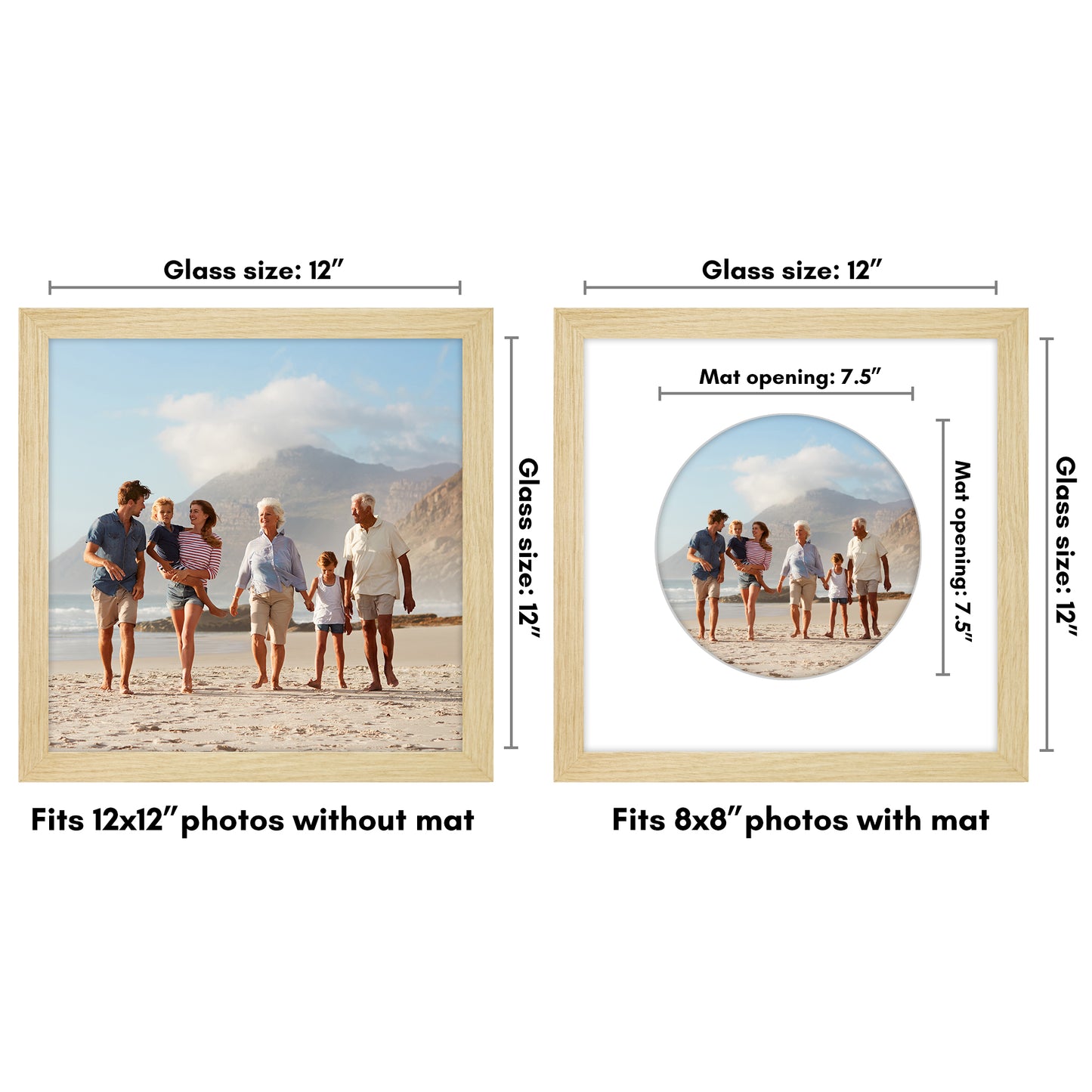 Gallery Picture Frame with Round Mat | Signature Collection