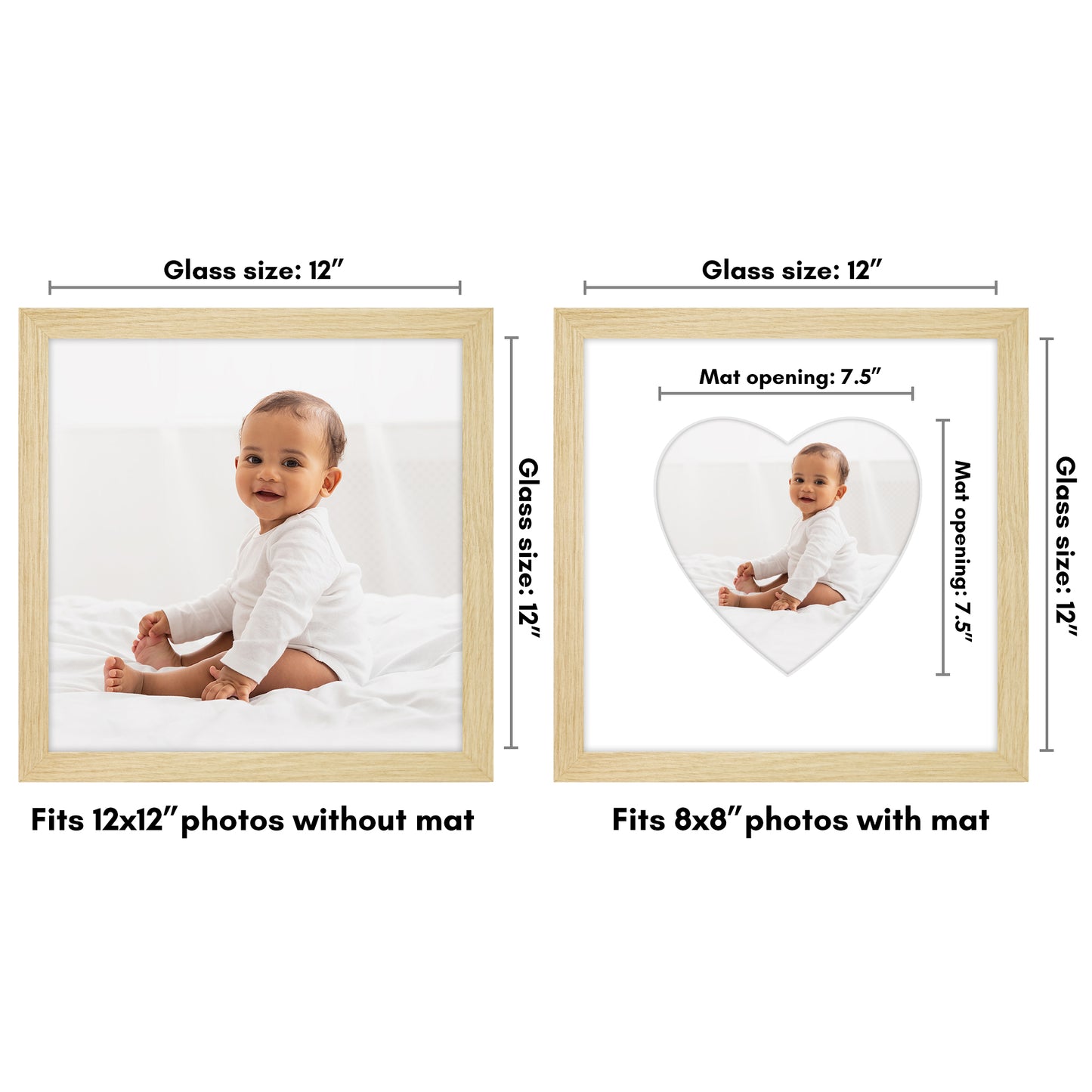 Gallery Picture Frame with Heart Mat | Signature Collection