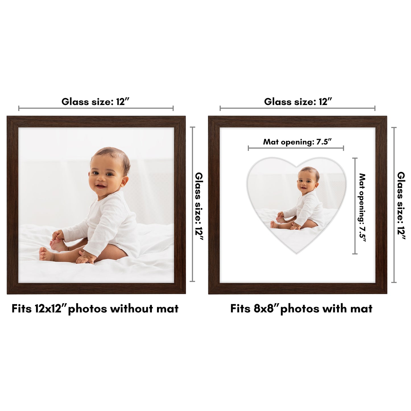 Gallery Picture Frame with Heart Mat | Signature Collection