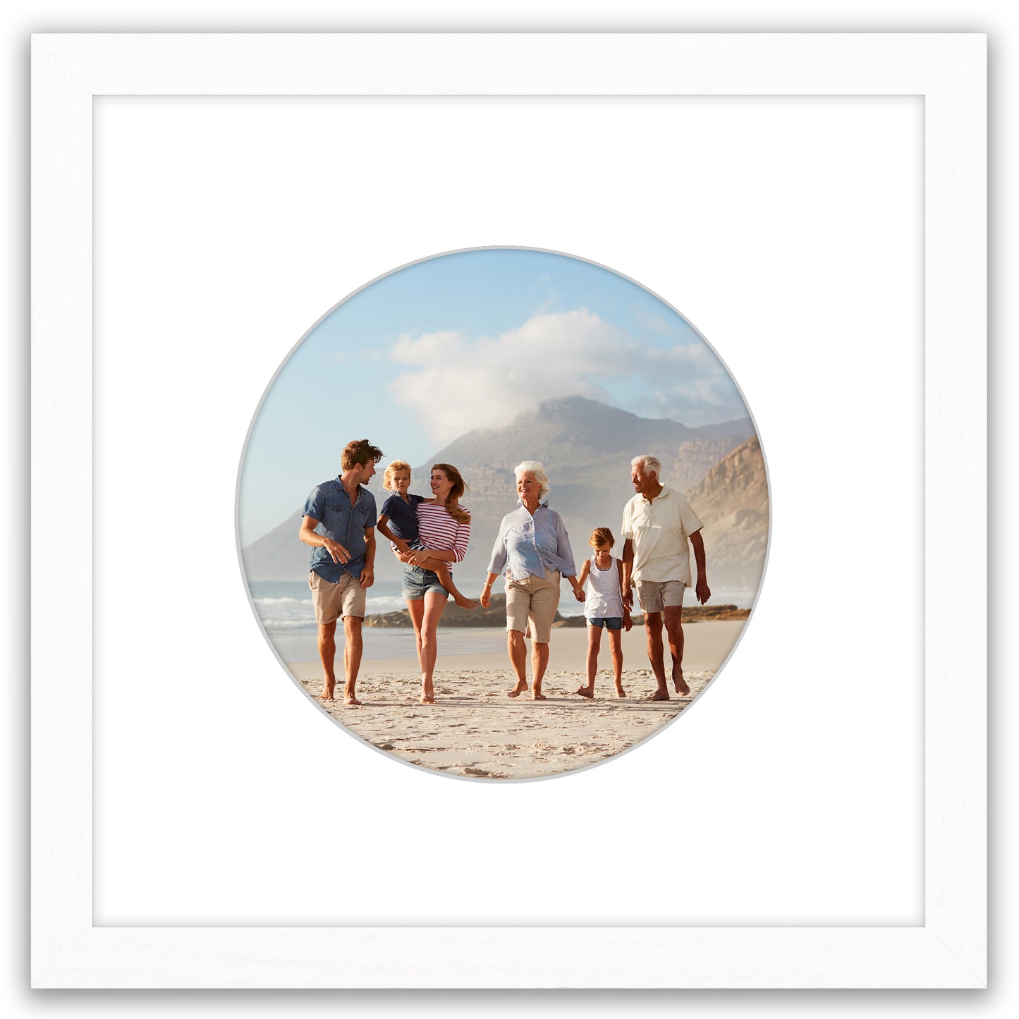 Gallery Picture Frame with Round Mat | Signature Collection