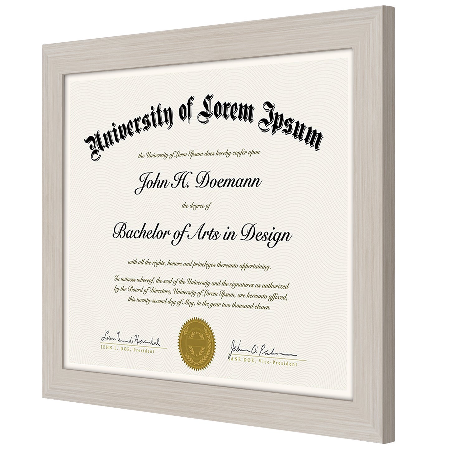 8.5x11 Diploma Frame | Legacy Collection