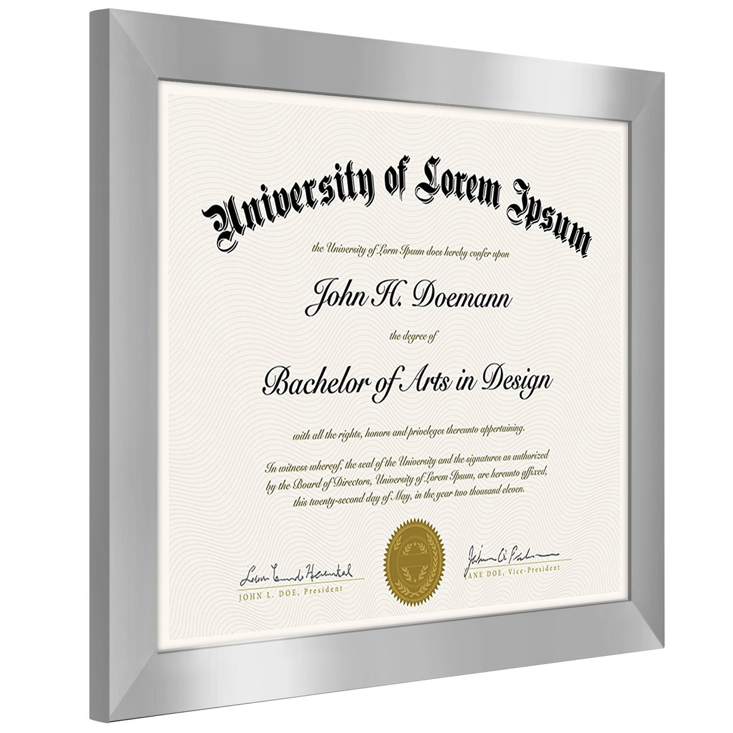 8.5x11 Diploma Frame | Legacy Collection