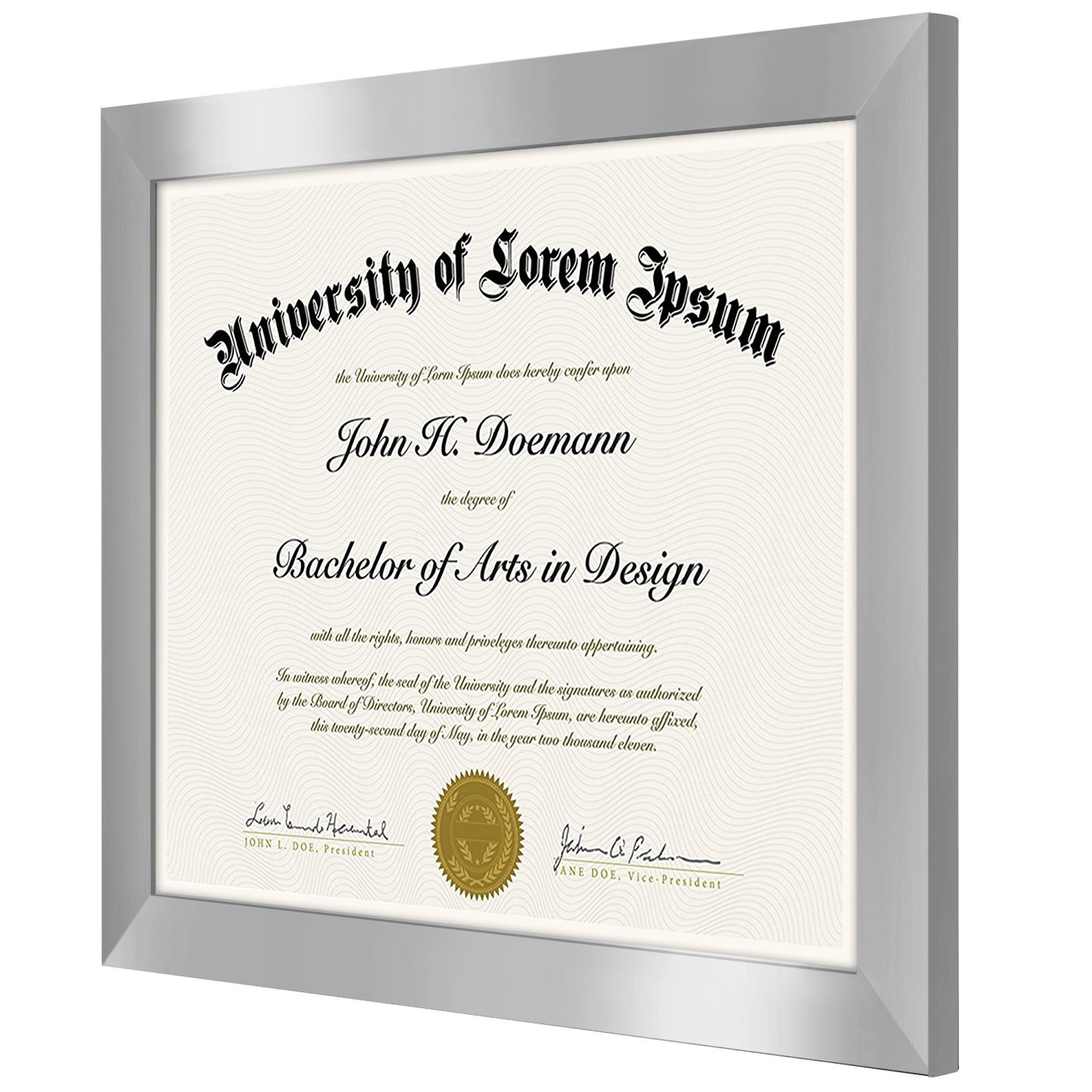 8.5x11 Diploma Frame | Legacy Collection