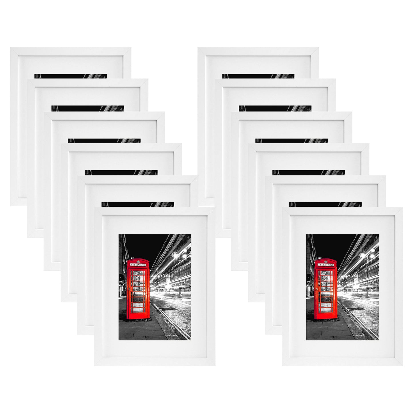 Set of 2 - Gallery Picture Frame with Mat | Signature Collection