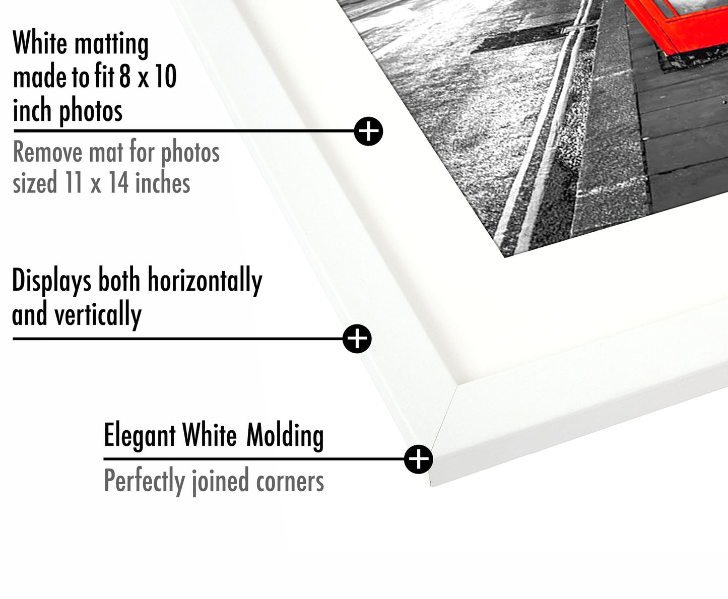 Set of 2 - Gallery Picture Frame with Mat | Signature Collection