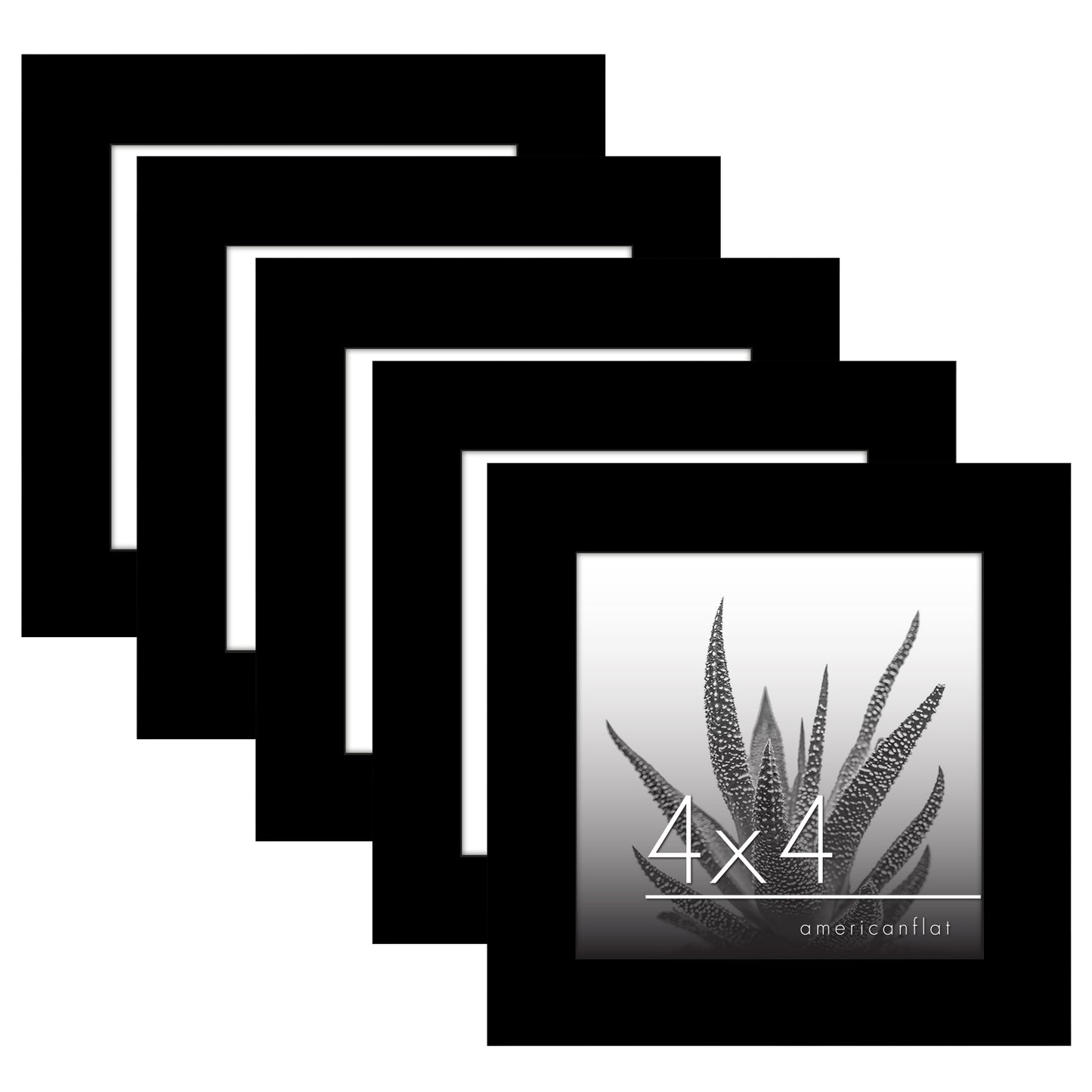 Set of 5 - Classic Gallery Picture Frame without Mat | Galleria Collection