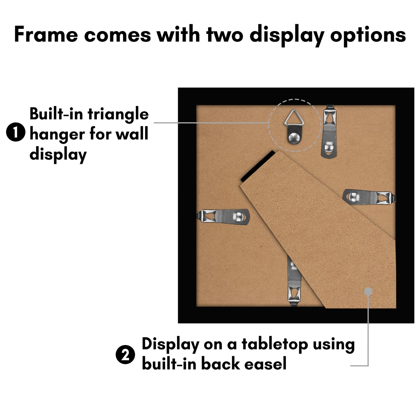 Set of 5 - Classic Gallery Picture Frame without Mat | Galleria Collection