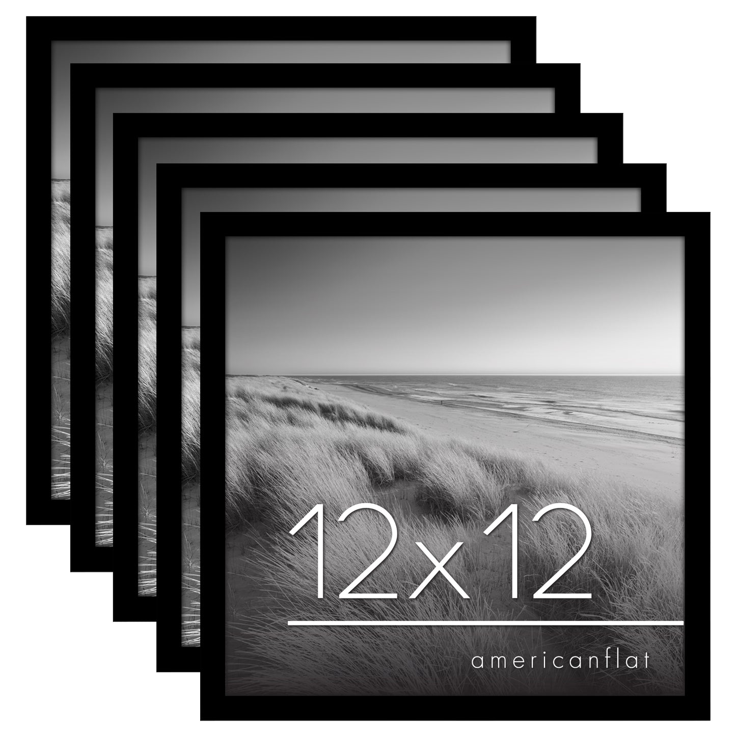 Set of 5 - Classic Gallery Picture Frame without Mat | Galleria Collection