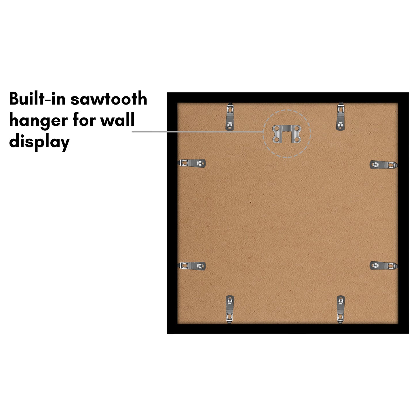 Picture Frame - Set of 2 - with Mat or Without Mat - Plexiglass Cover and Hanging Hardware included