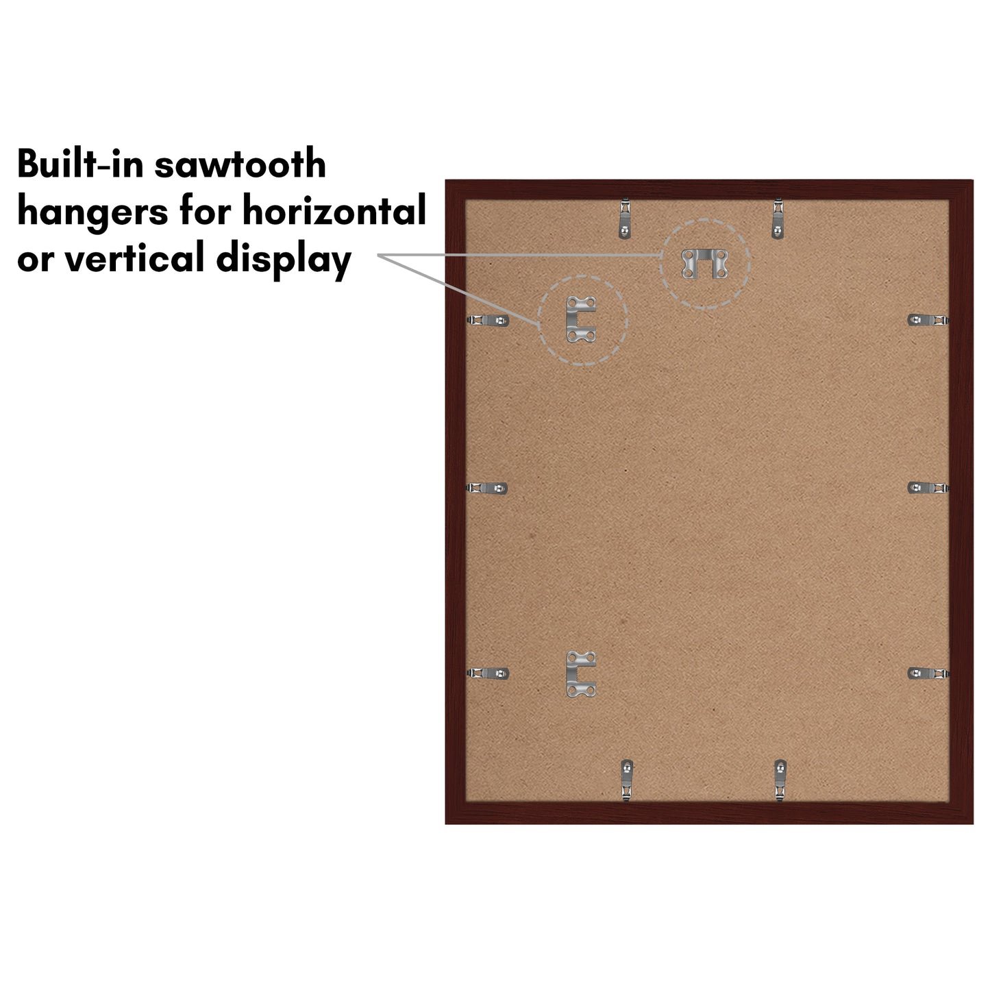 Set of 2 - Classic Gallery Picture Frame with Mat | Galleria Collection