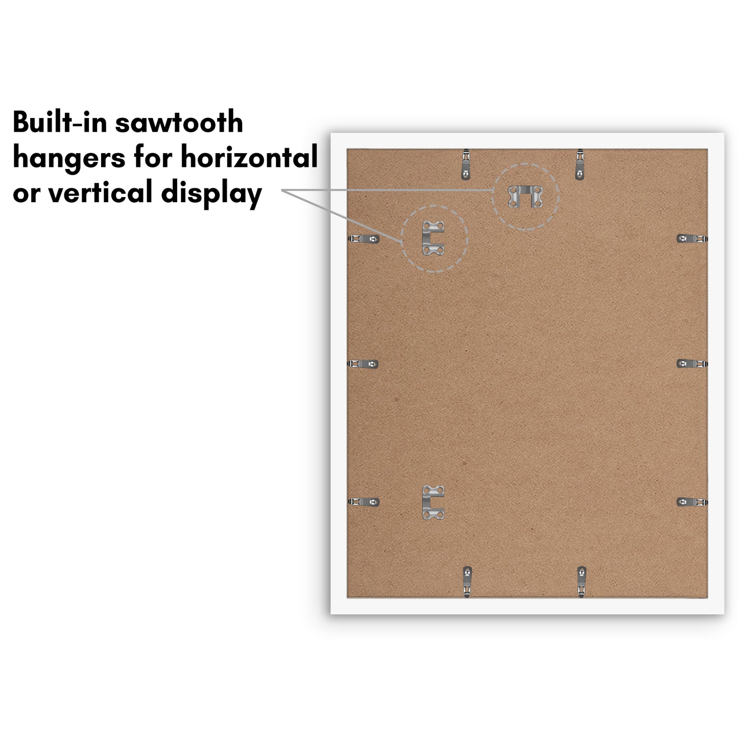 Set of 2 - Classic Gallery Picture Frame with Mat | Galleria Collection
