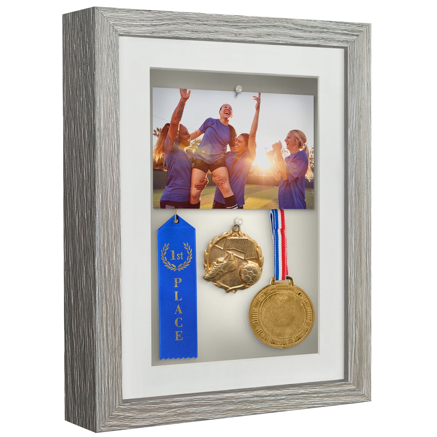 Shadow Box Keepsake Frame with Mat | Silhouette Collection