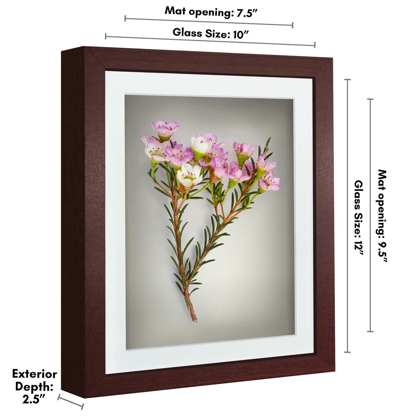 Shadow Box Keepsake Frame with Mat | Silhouette Collection