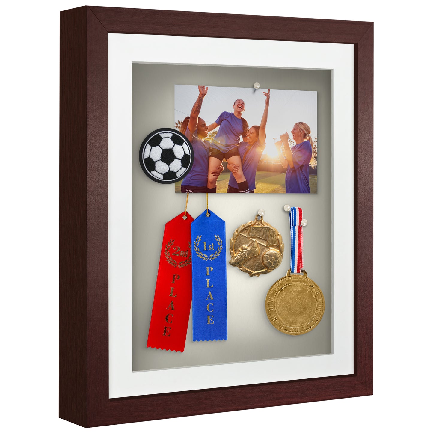 Shadow Box Keepsake Frame with Mat | Silhouette Collection